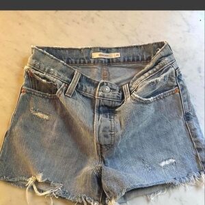 Levi's 501 Wedgie Shorts Cutoffs 26